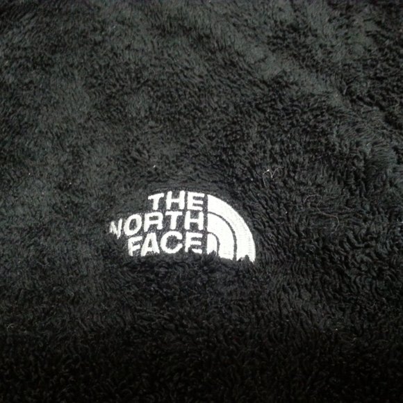 The North Face Jacket Fleece Sweater Sherpa Velour Womens Small Black Zip - Picture 7 of 15